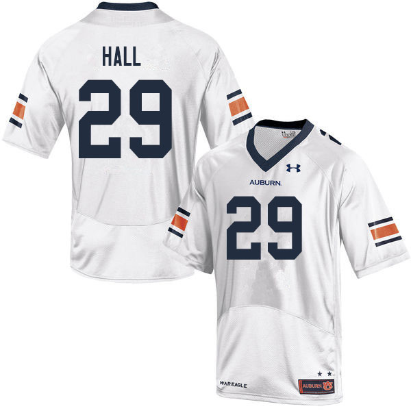Men's Auburn Tigers #29 Derick Hall White 2019 College Stitched Football Jersey